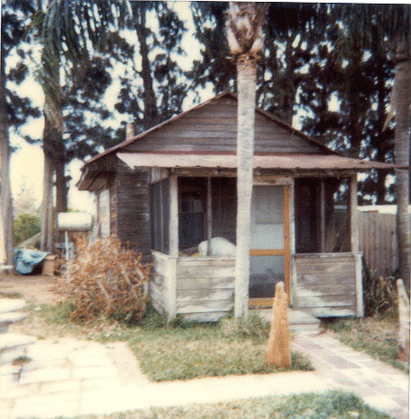 Oldest House in Cocoa Beach made of wood siding
